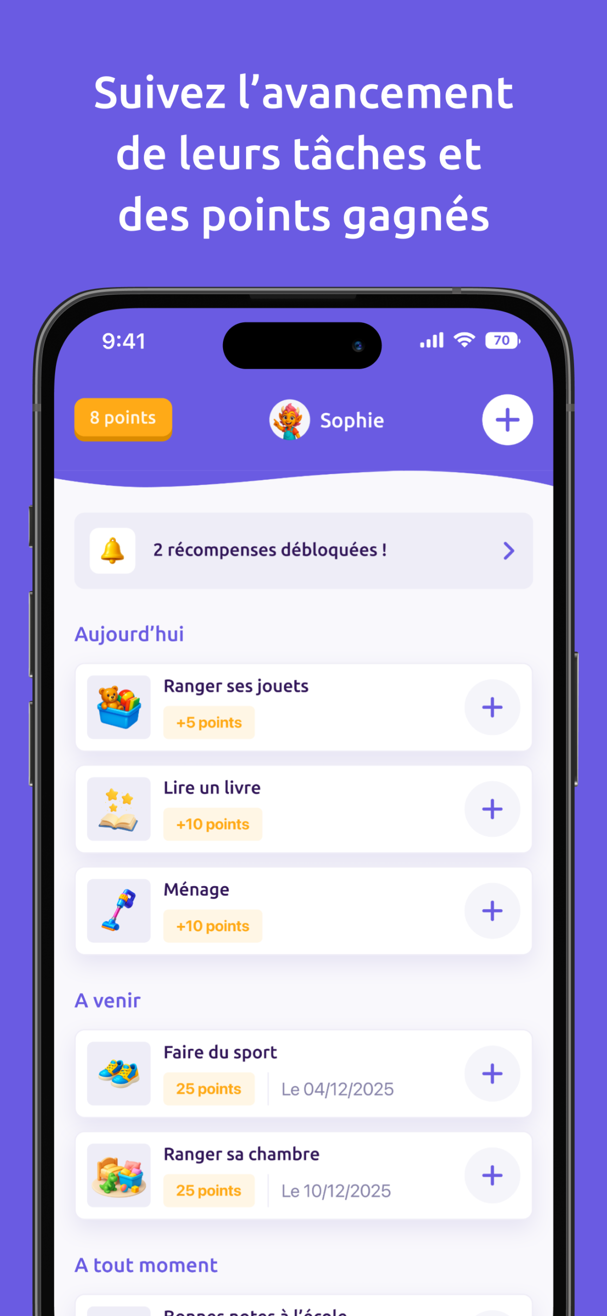 Suivre leur progression